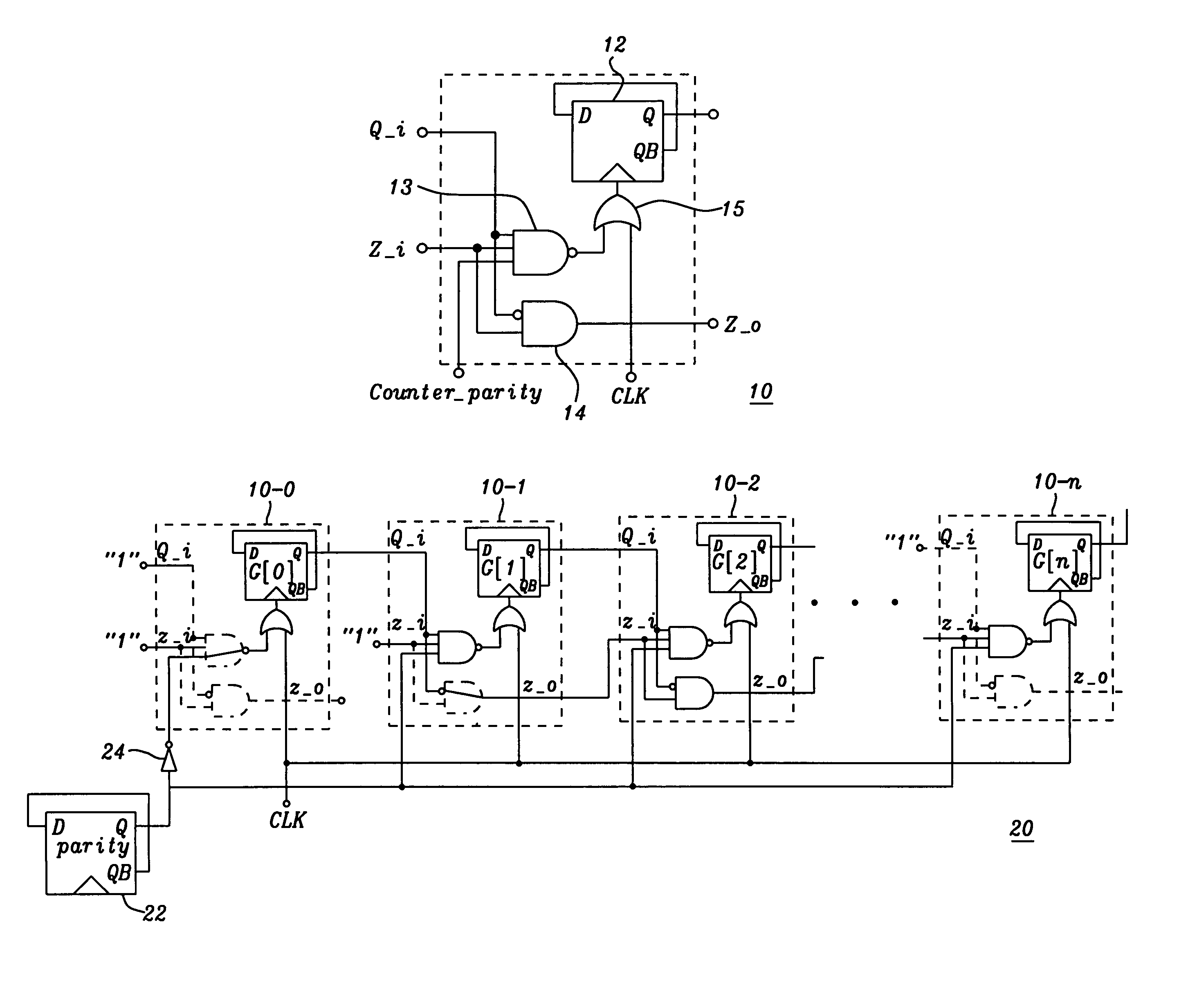 Modular low power gray code counter