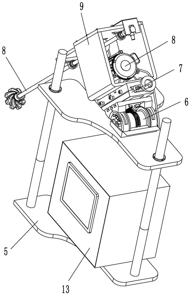 An inclined water simulation experimental device and experimental method for the purification process of aluminum melt