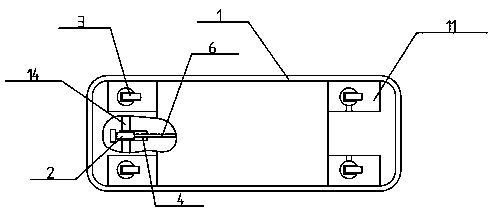 Retractable traveling wheel device for trolley case