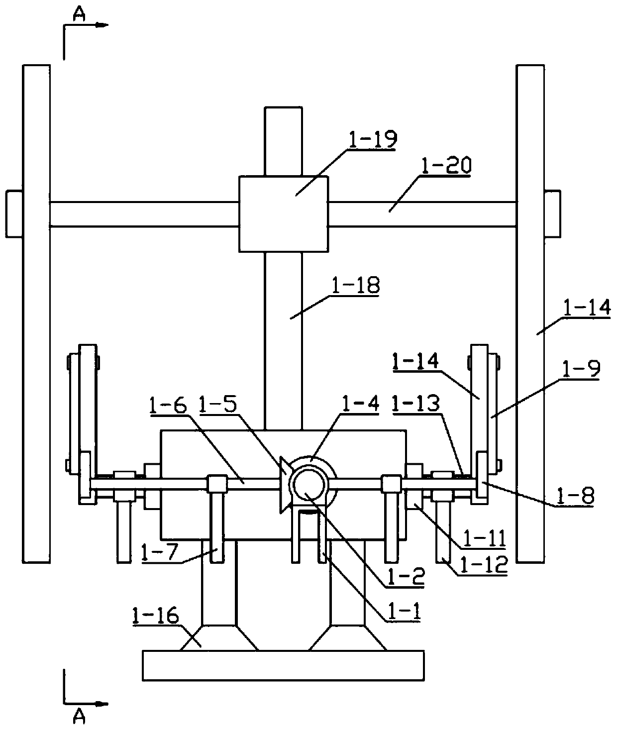 Multifunctional floor tile automatic laying device