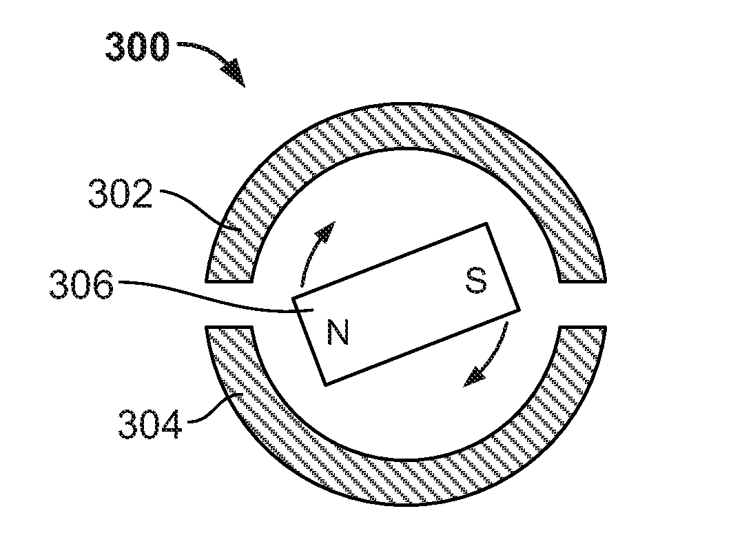 Medical implant with floating magnets