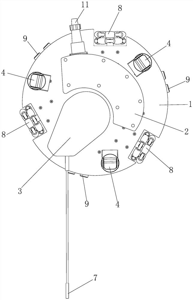 Wall climbing detection device and detection method thereof