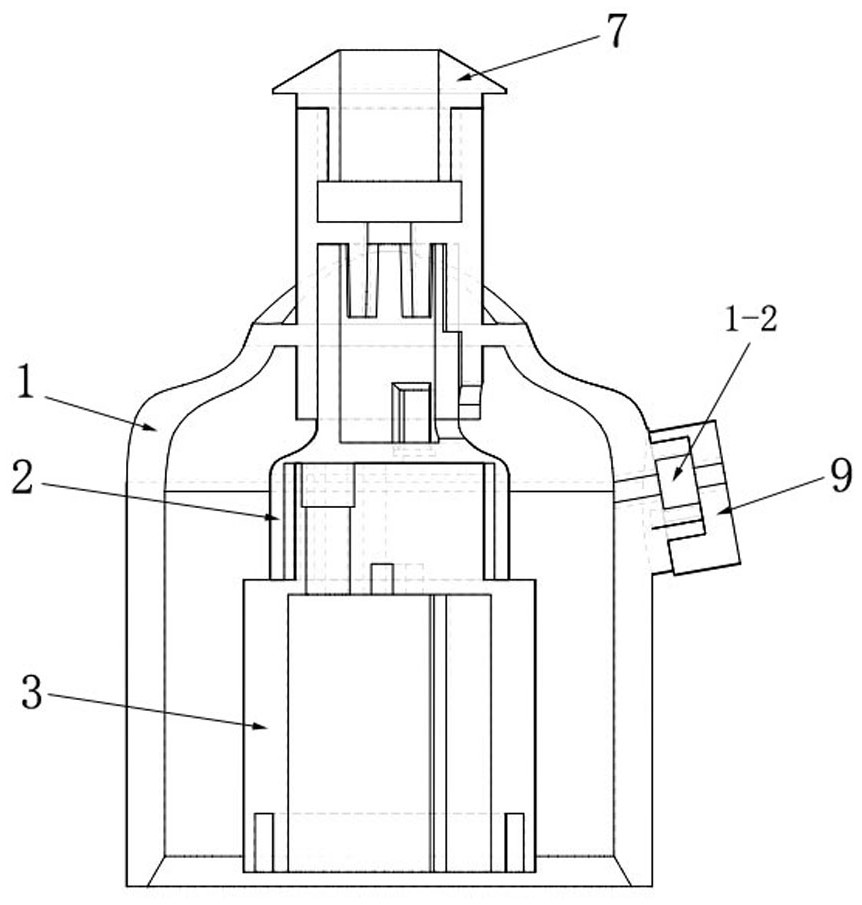 Magnetic induction type electronic stethoscope probe based on MEMS technology