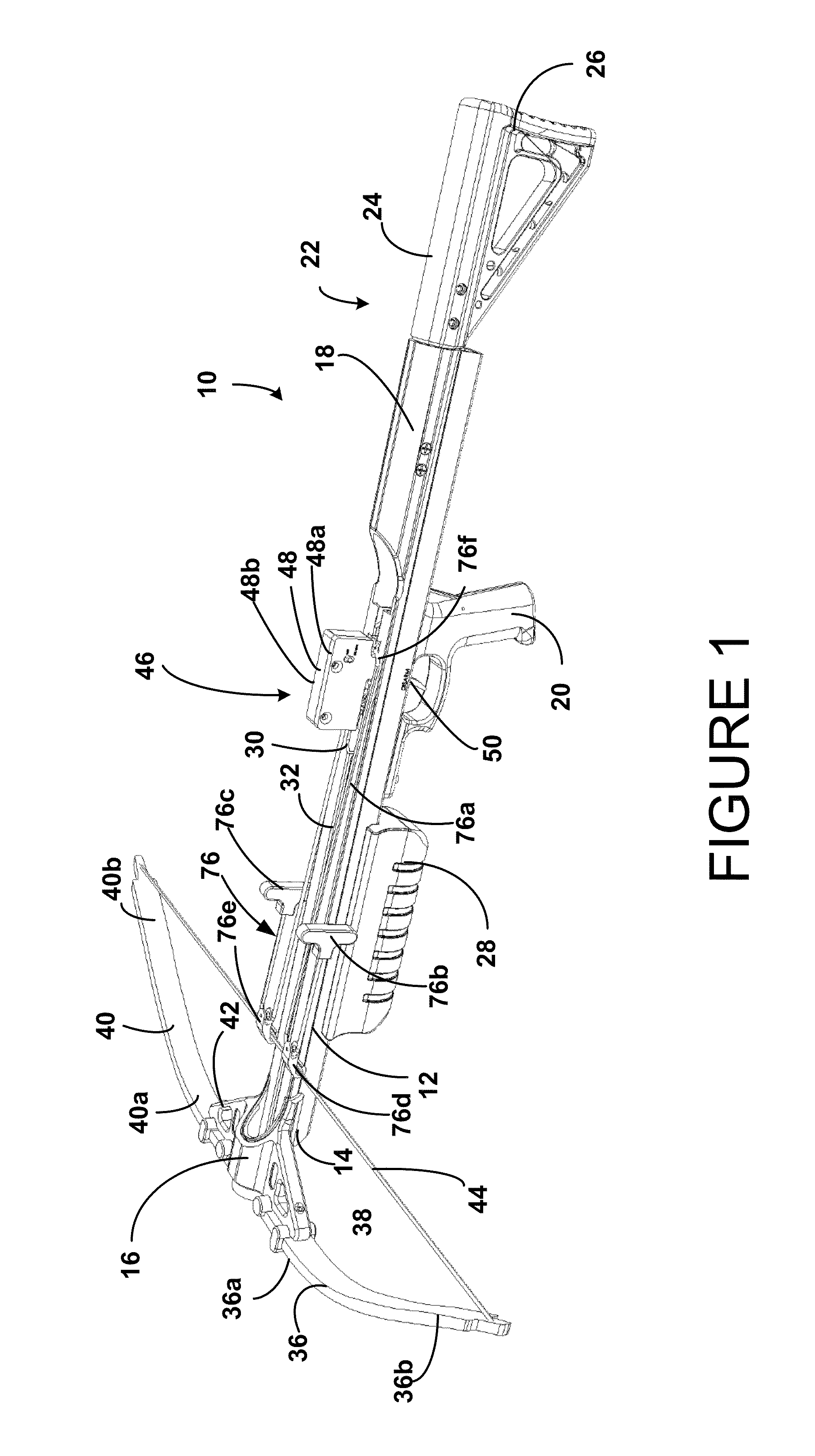 Crossbow with a release mechanism