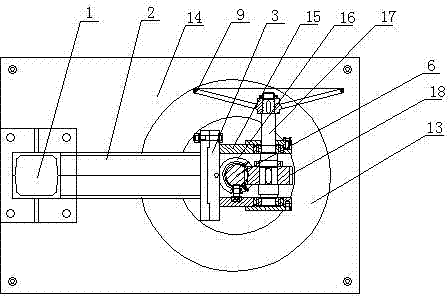 Working table for installing mechanical seal of water pump