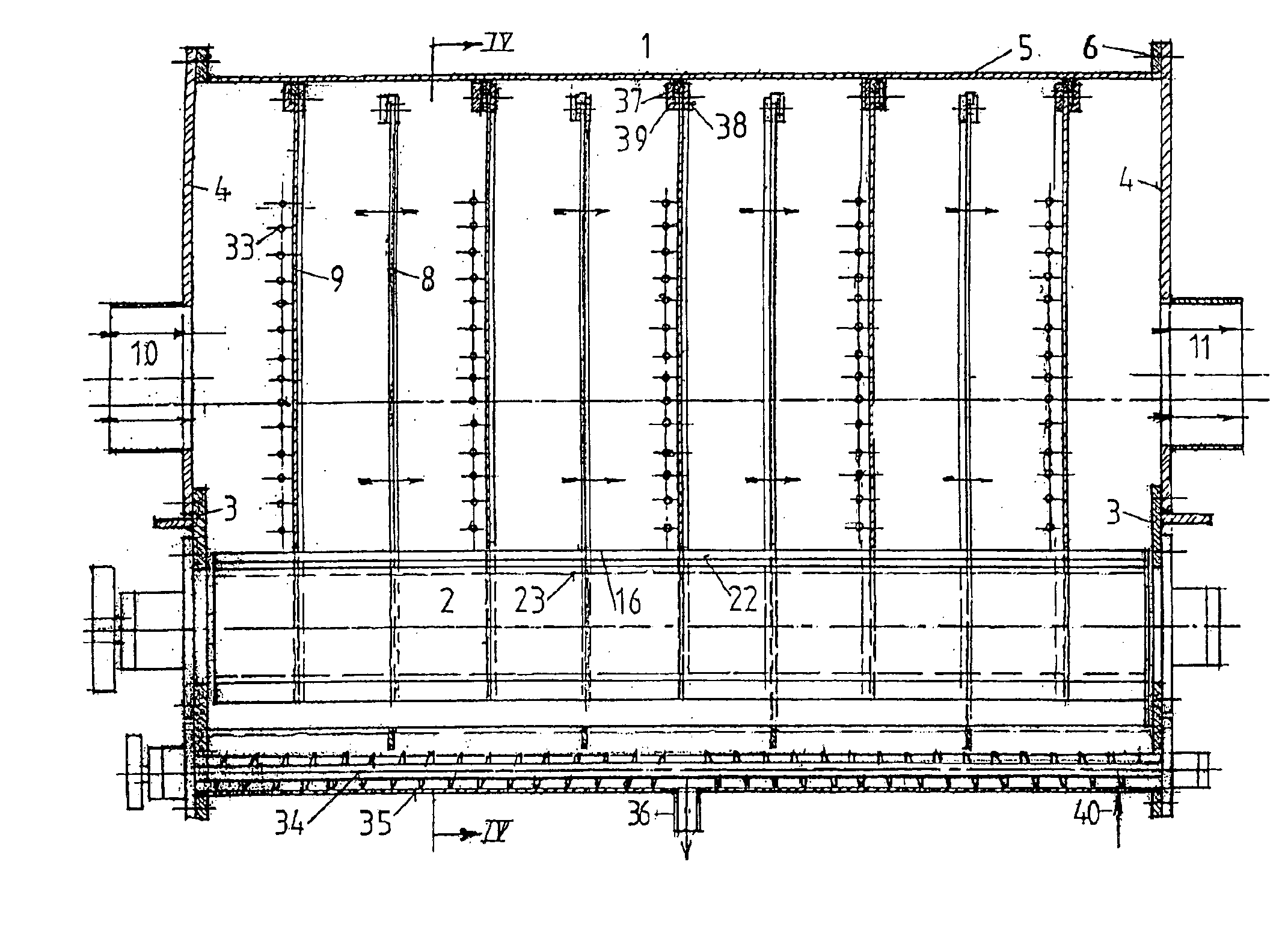 Apparatus for rectification of liquid mixtures and/or for . . .