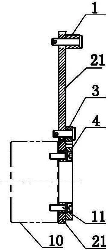 Automatic packaging fastening device