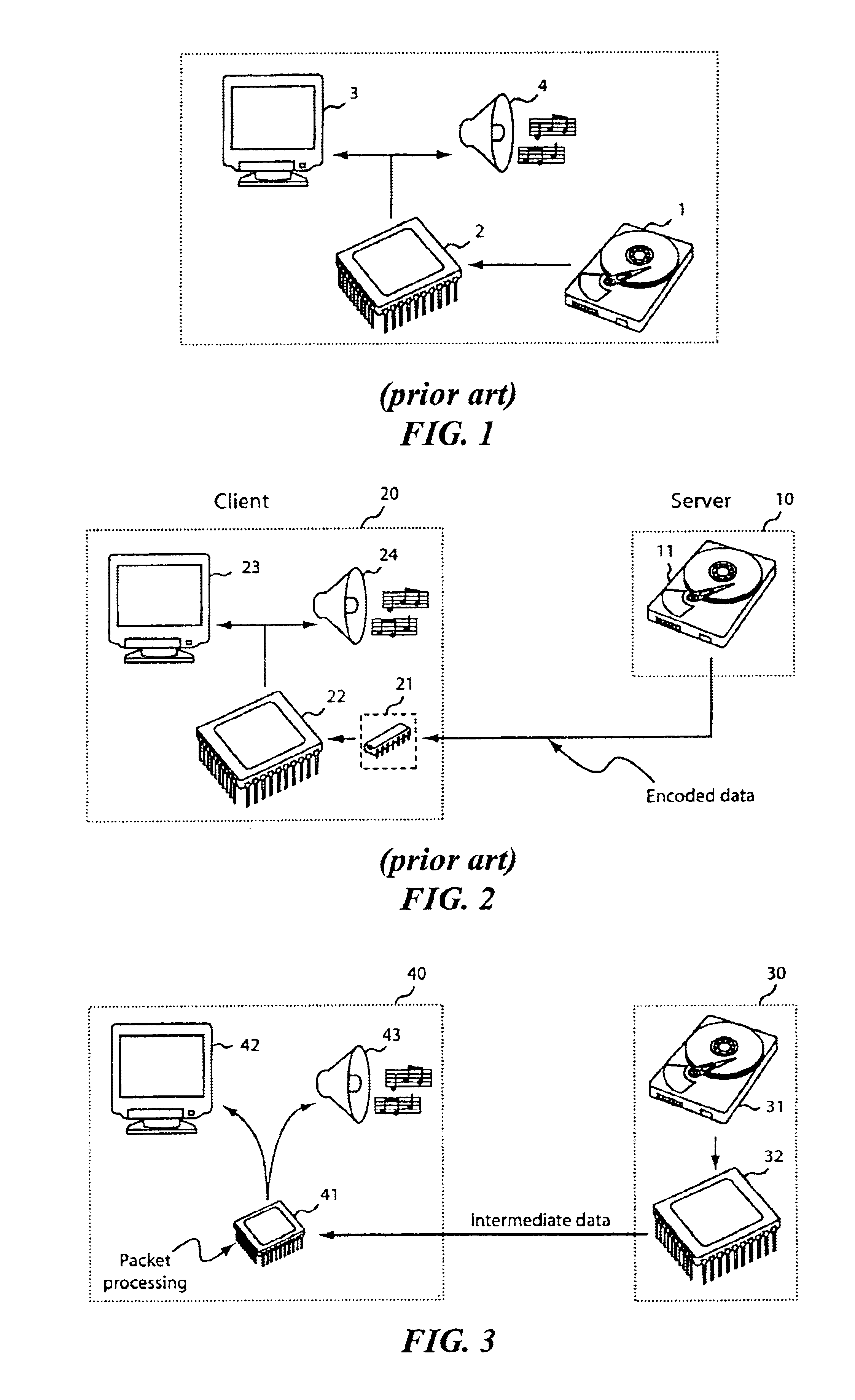 Intermediate data based video/audio streaming method