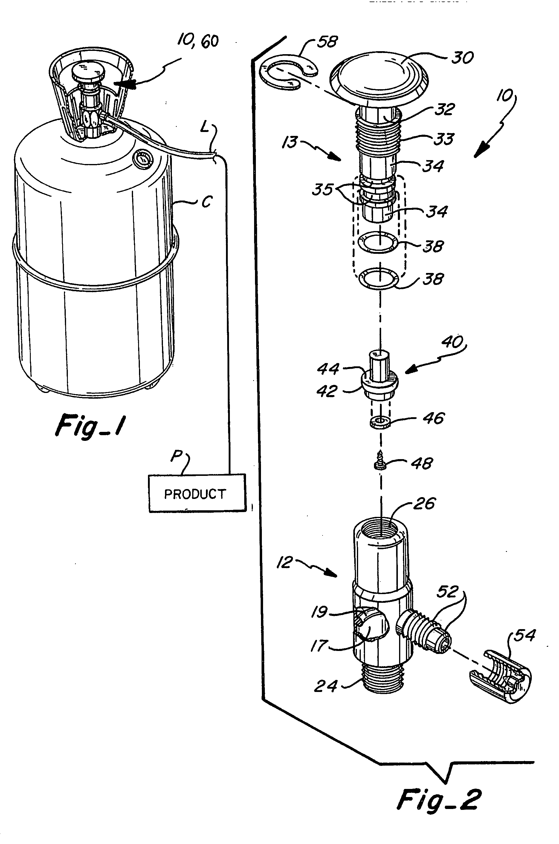 Non-refillable valve