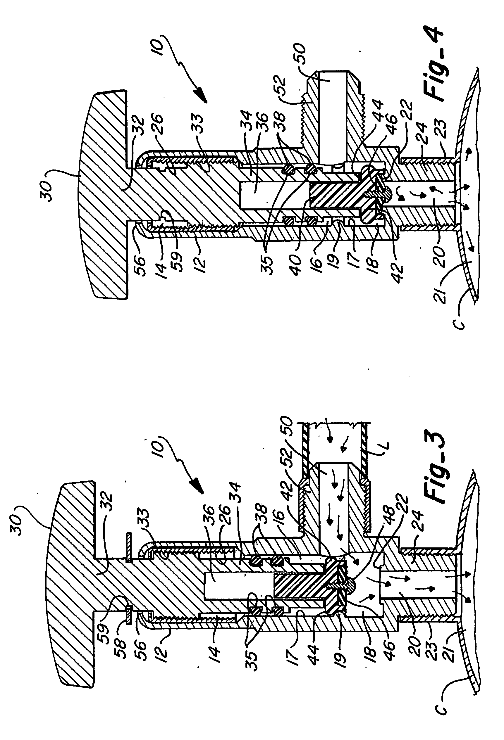 Non-refillable valve