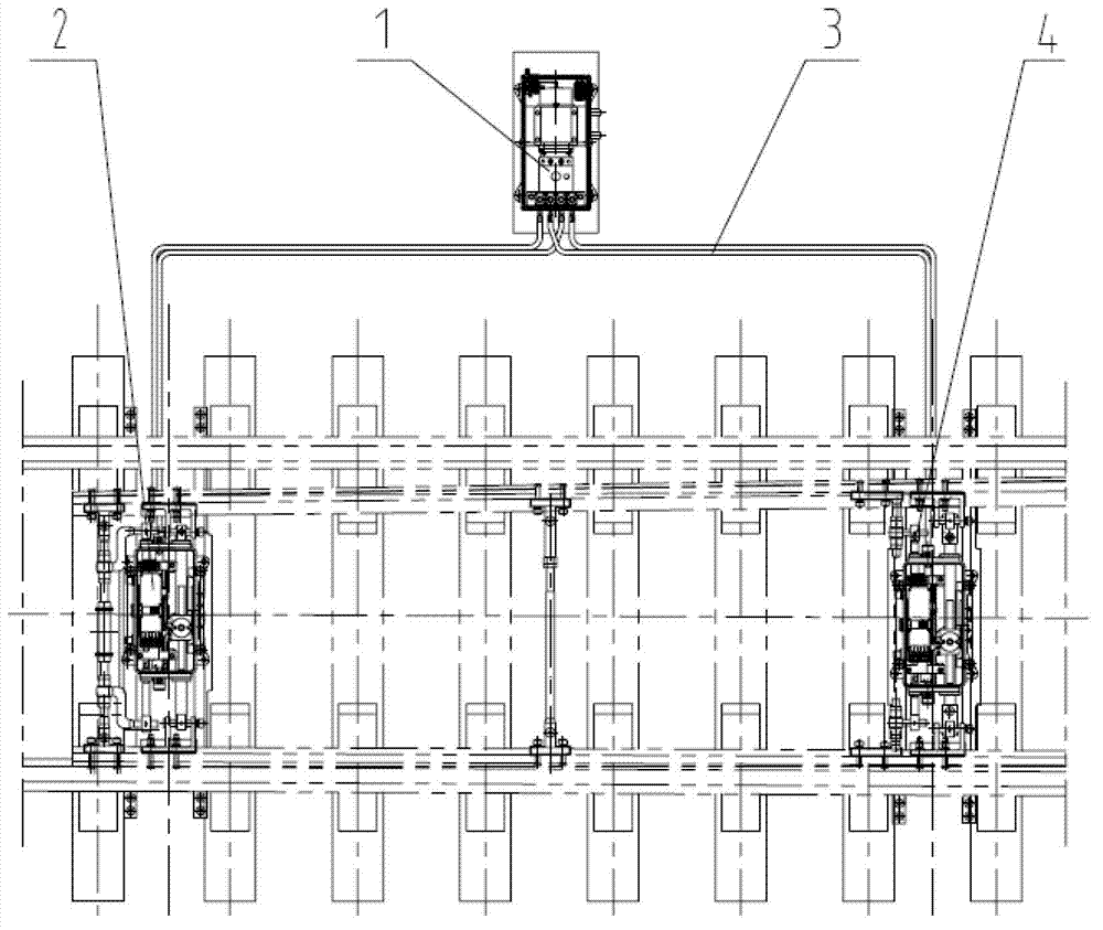 Sleeper type electrohydraulic switcher