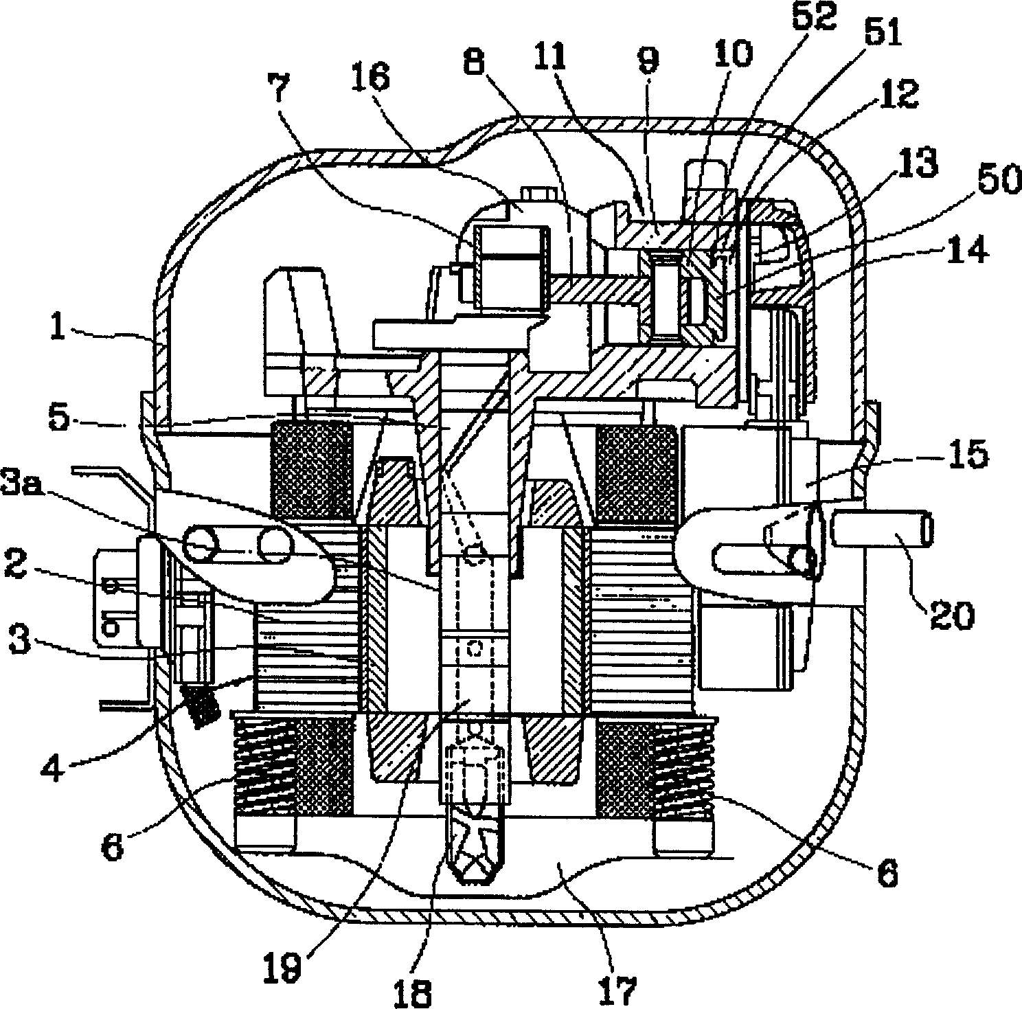 Reciprocating motion type compressor using resonance