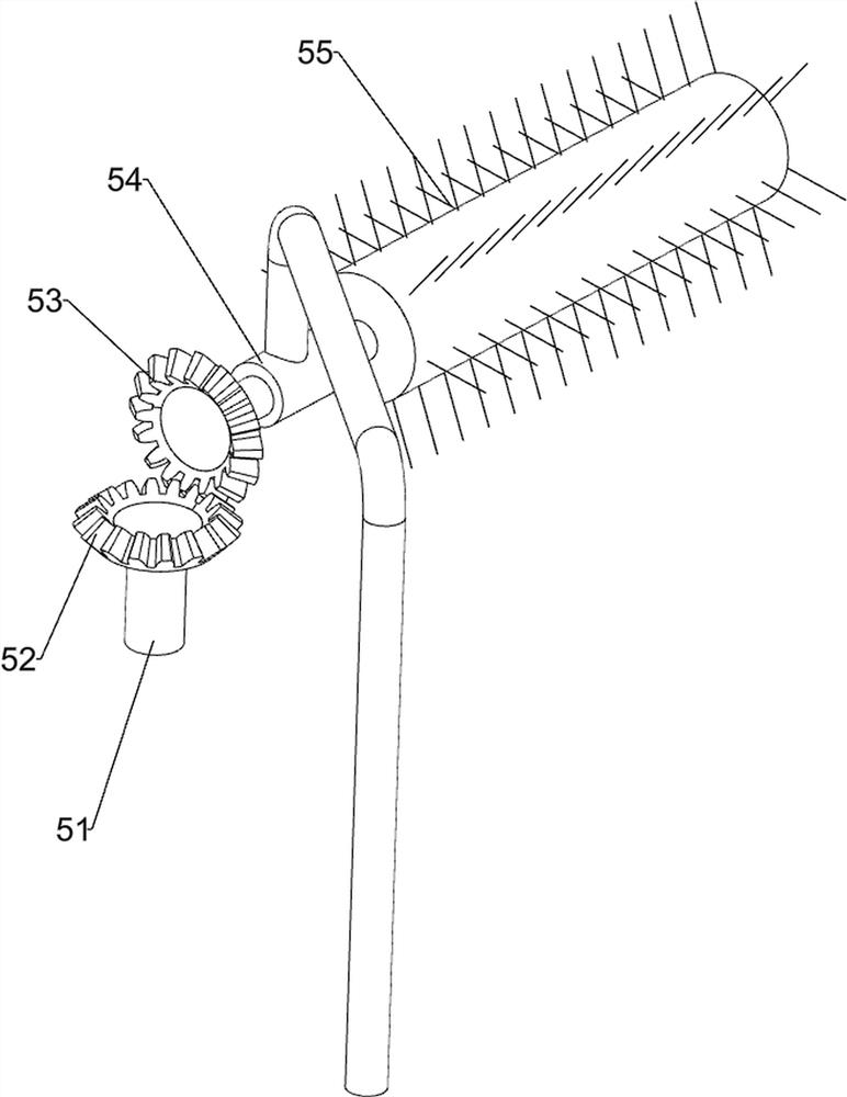 Glue smearing device for interval type wood boards