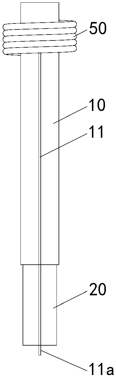 Prestressed clamping piece installer and using method thereof