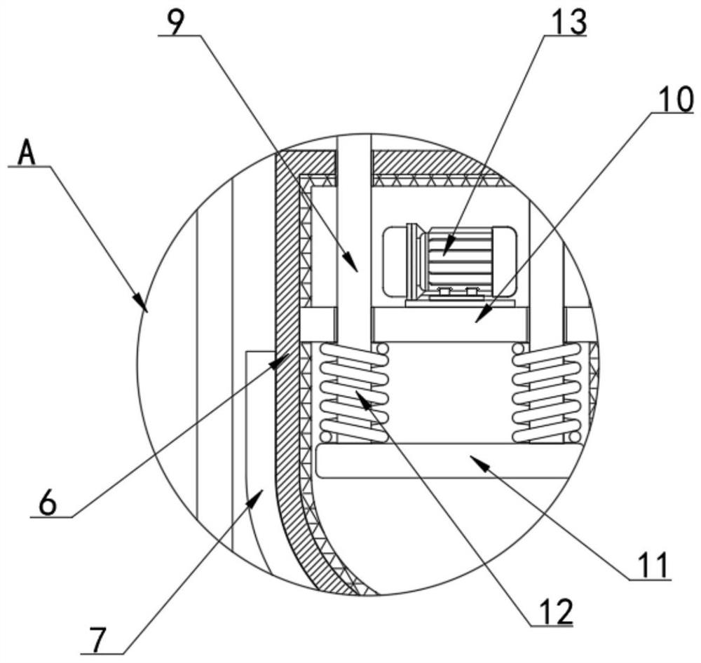 VOCs treatment device for coking plant