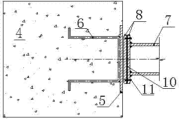 Vibration damping and energy dissipation limiting device for water diversion steel pipe bearing of hydropower station