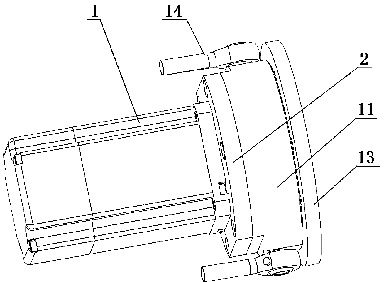 Driving integrated type integral wheel