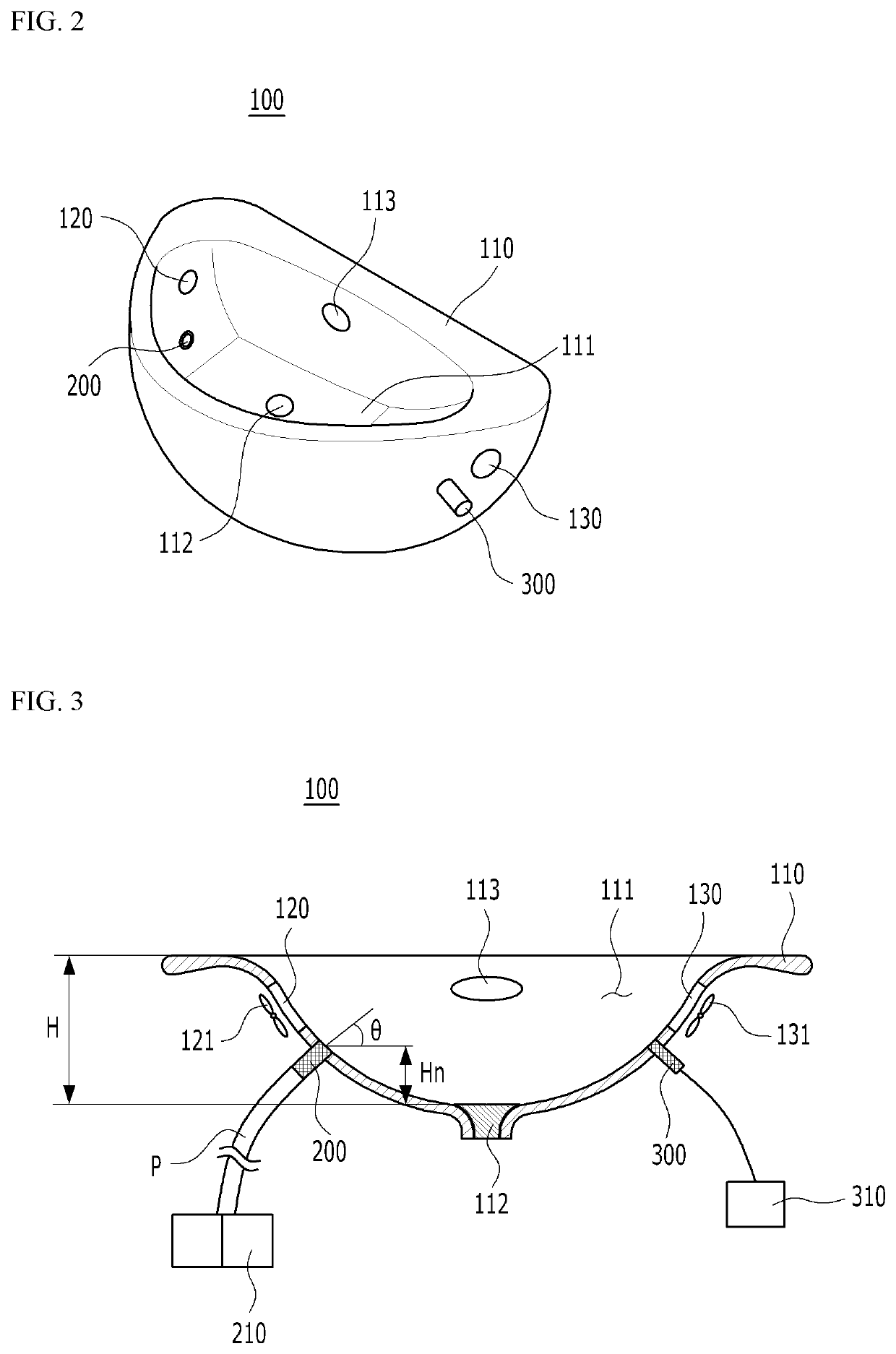 Fountain-type wash basin