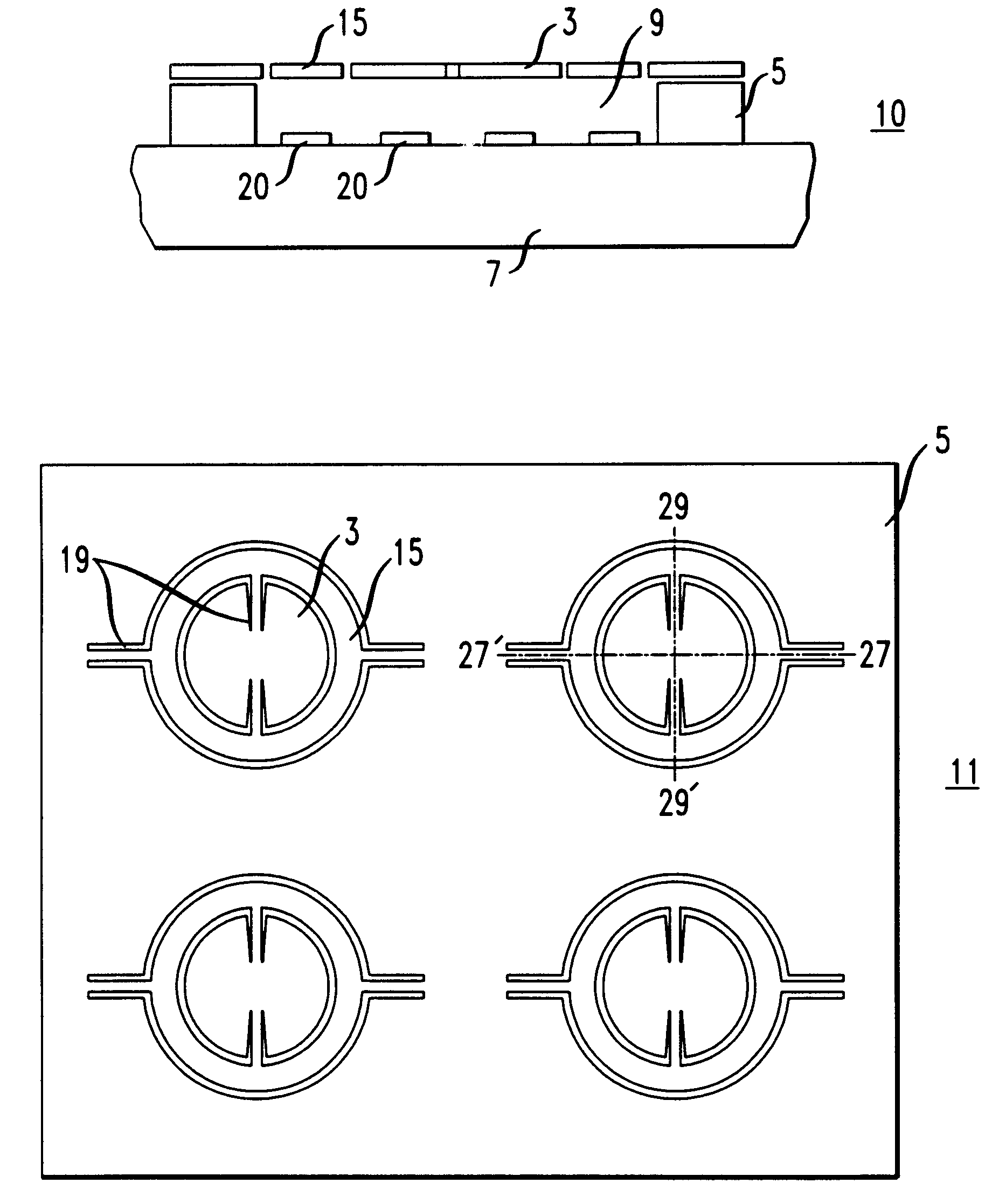 Process for fabricating an optical mirror array