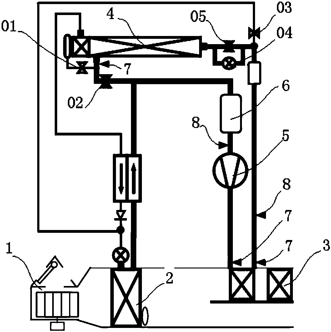 Control method of heat pump air conditioning system for automobile