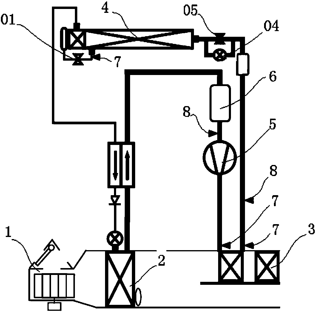 Control method of heat pump air conditioning system for automobile