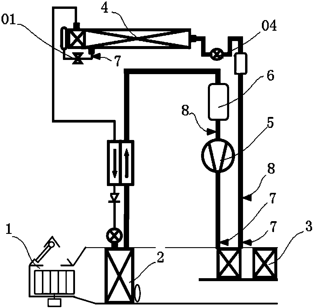 Control method of heat pump air conditioning system for automobile