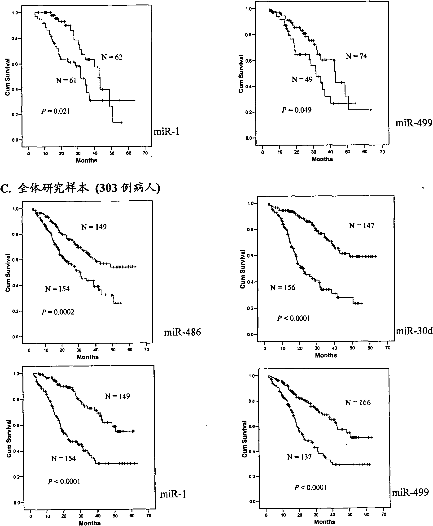 Blood serum/blood plasma miRNA marker related to non-small cell lung cancer (SCLC) prognosis and application thereof