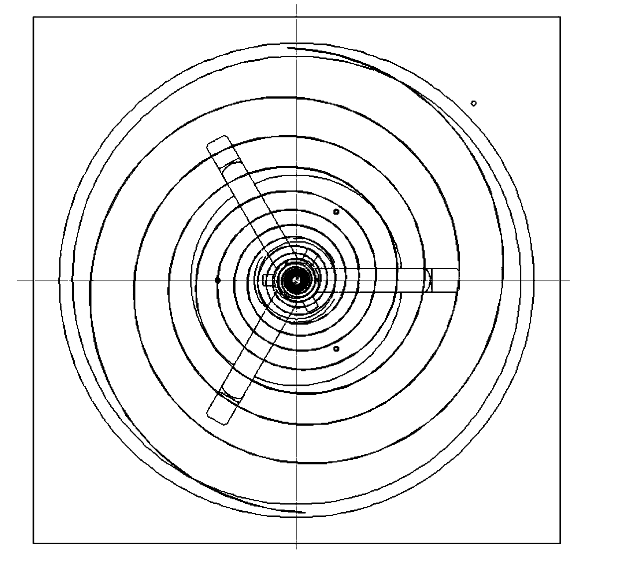 Satellite-borne broadband electromagnetic spectrum sensing device and electromagnetic spectrum sensing algorithm