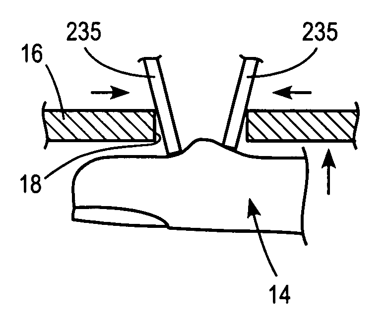 Body fluid sampling device - sampling site interface