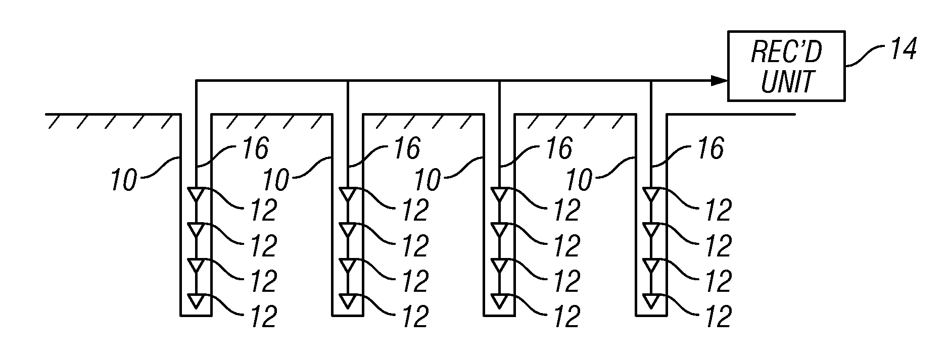 Passive seismic data acquisition and processing using multi-level sensor arrays