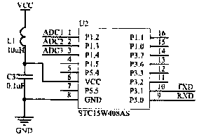 Unit circuit for remotely detecting state of three-color lamp and implementation method