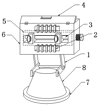 An adsorption-type portable bracket for electronic products