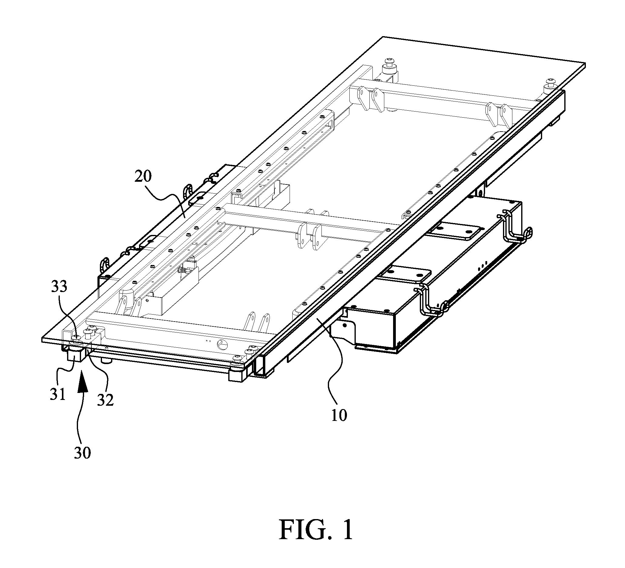 Real-time weighing device for use with hospital bed