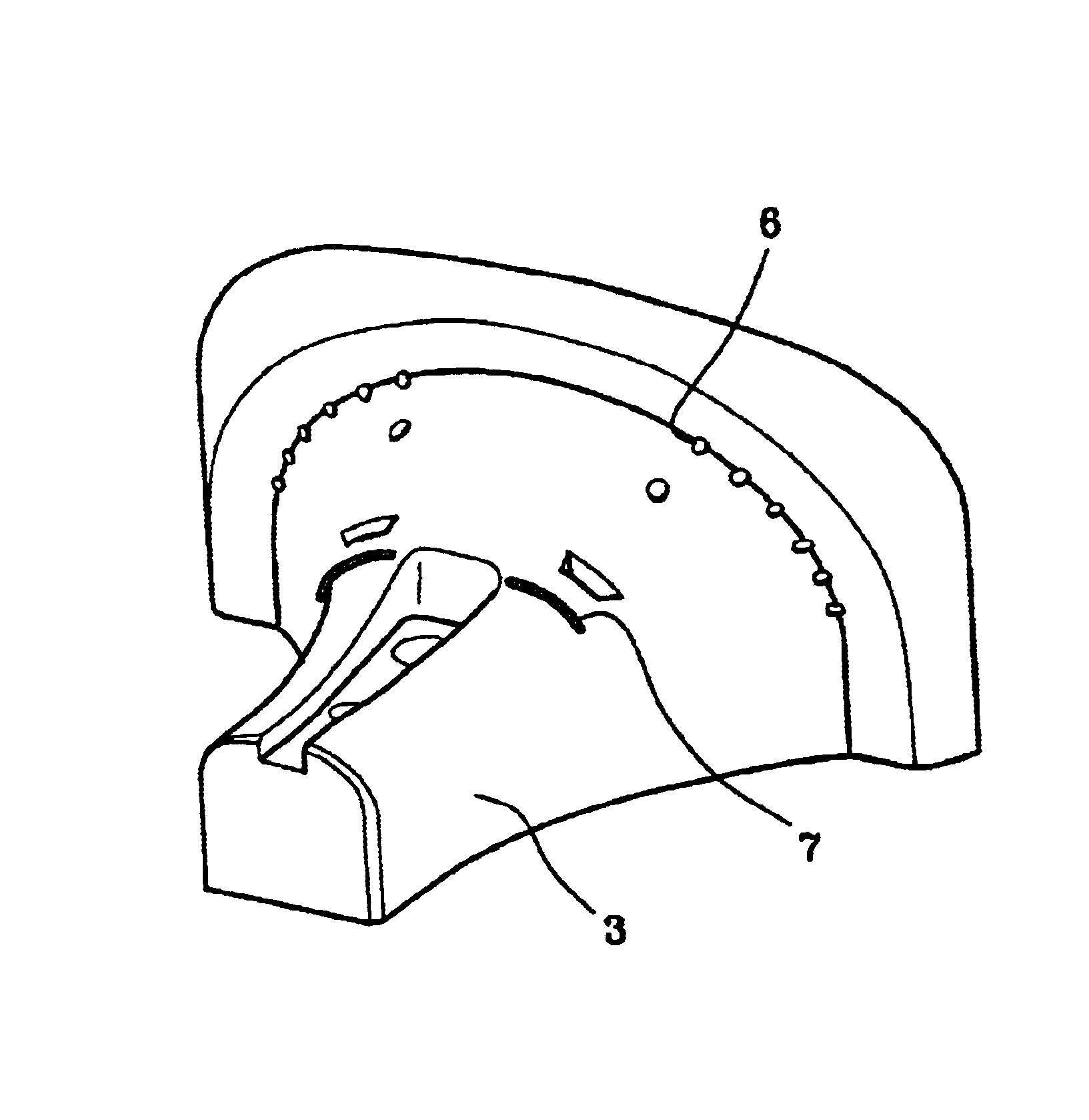 Winding frame and deflection yoke