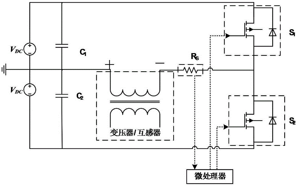 Iron core remanent magnetism elimination and measurement method based on polarity-reversal DC voltage source