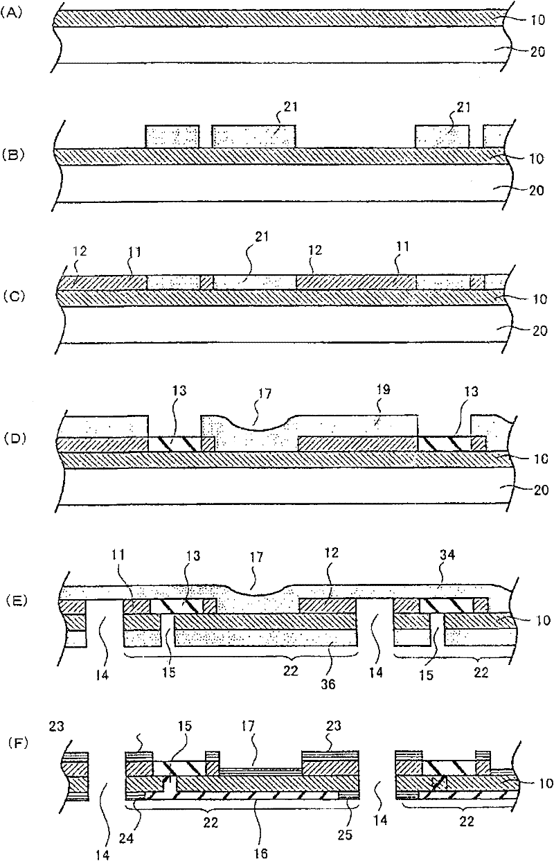 Mounting substrate, and method for manufacturing thin light-emitting device using same