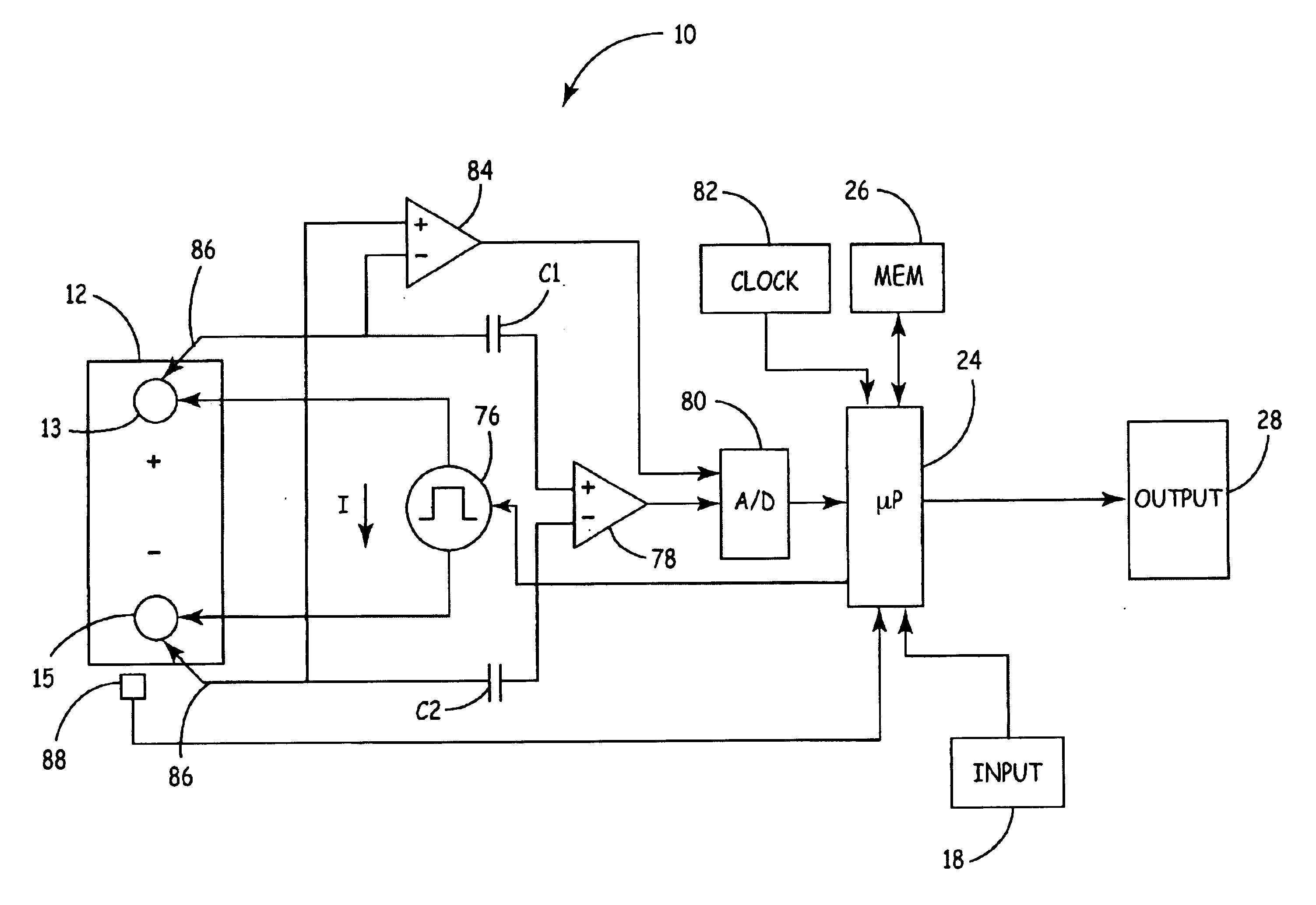 Battery tester upgrade using software key