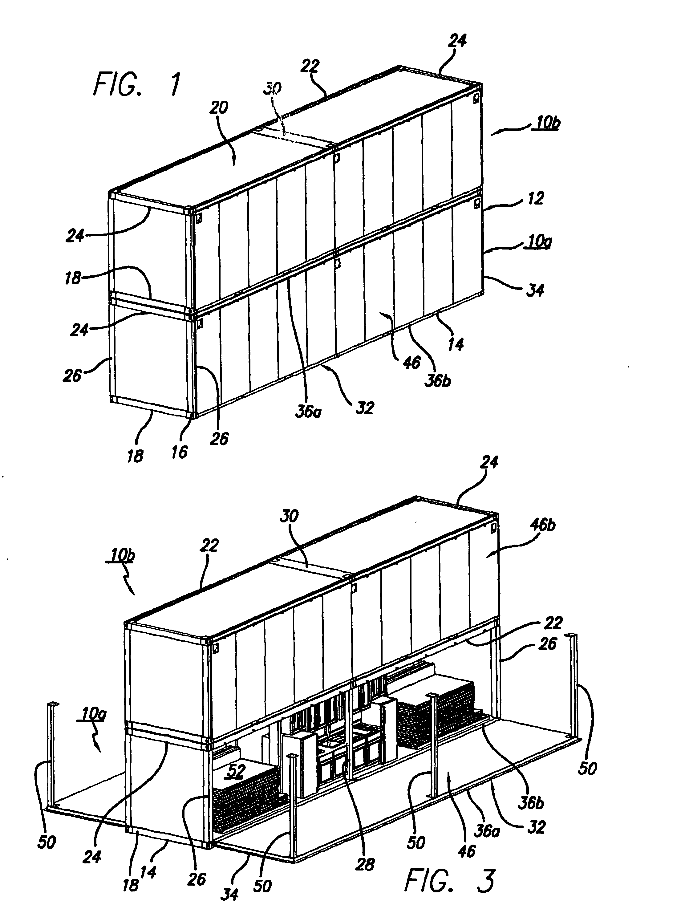 Containerized transportable building structure and method of assembly