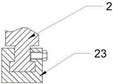 Online cutting and breaking-off mechanism for glass door sheet