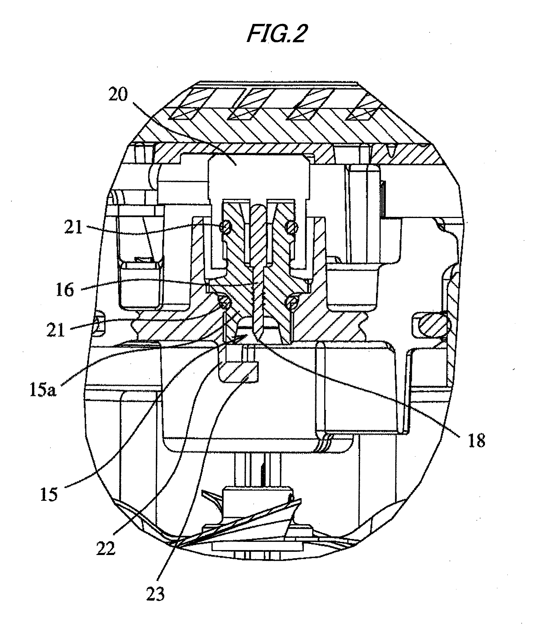 Gas combustion type driving tool