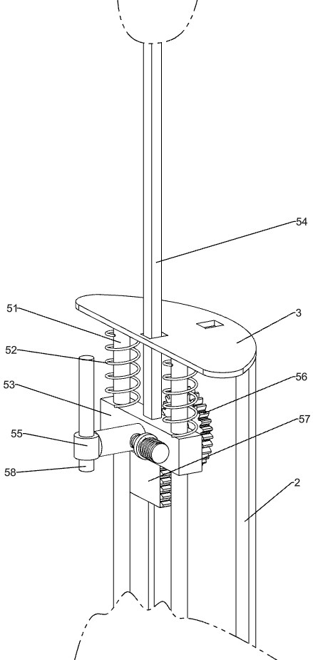 Quick nailing instrument for agriculture