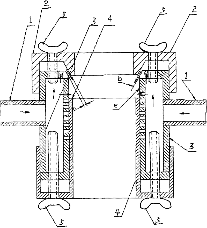 Novel adjustable liquid spraying ring