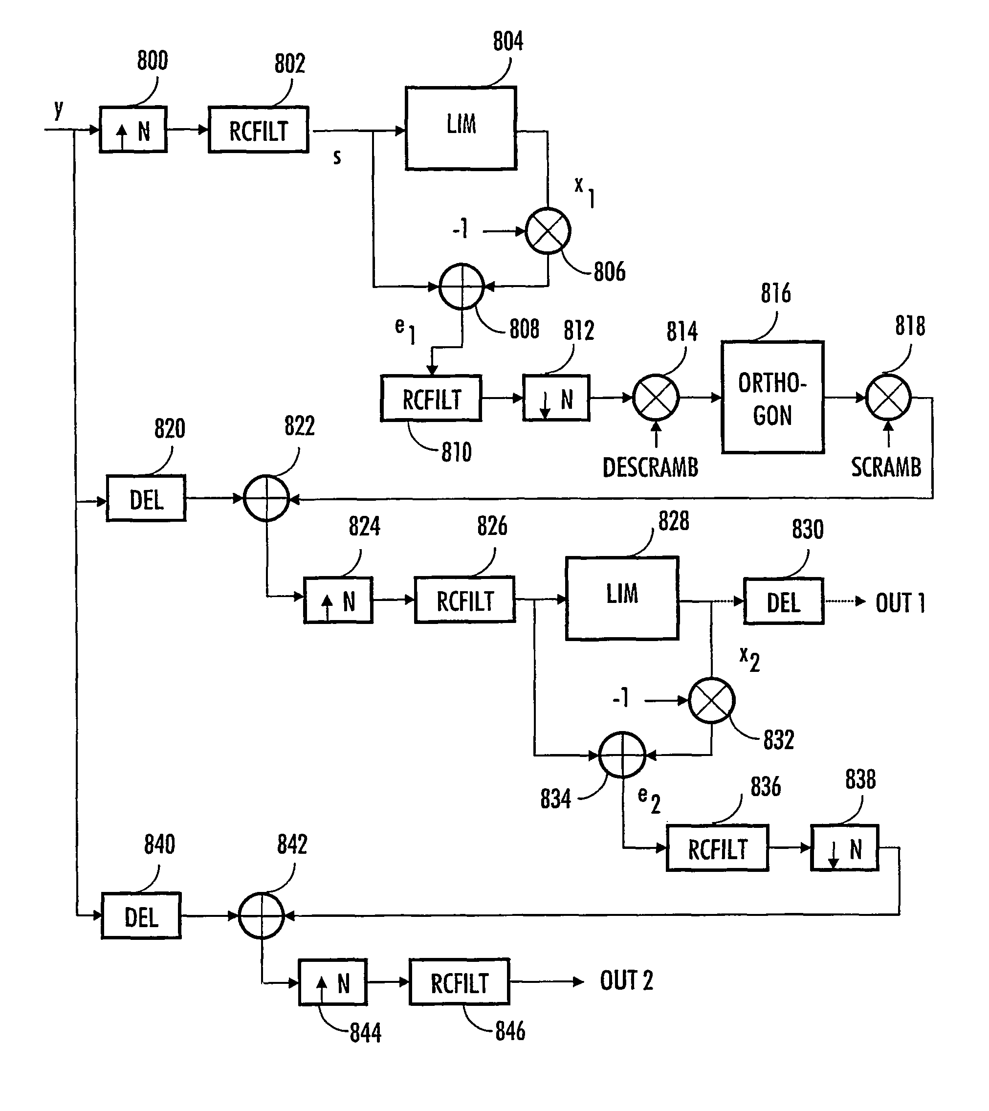 Method for limiting signal and transmitter