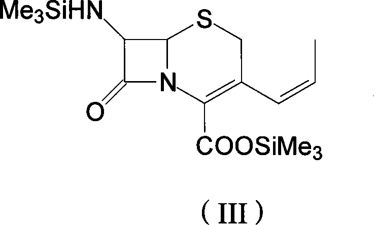 Method for preparing cephalosporin propylene