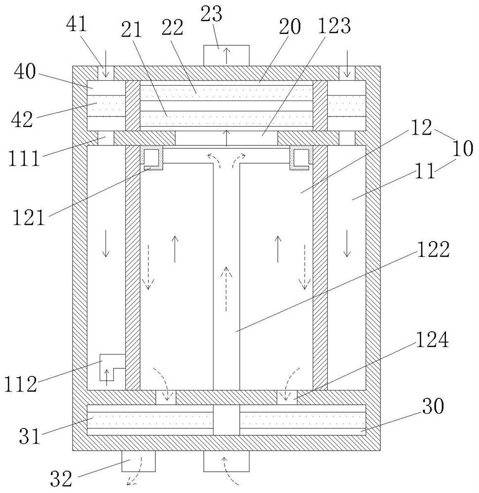 Air filter based on centrifugal principle