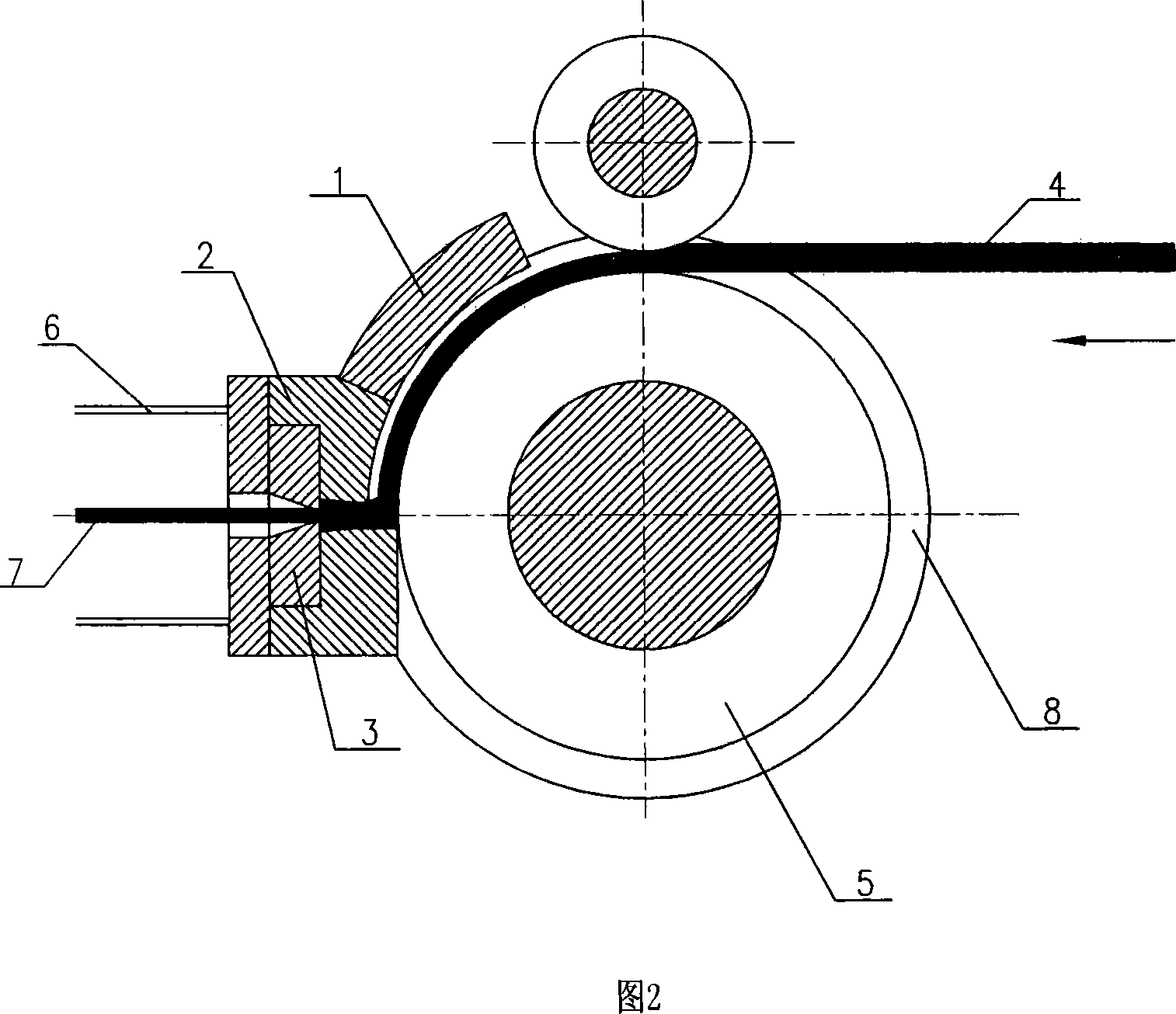 Production technology of big-length oxygen-free copper stripe