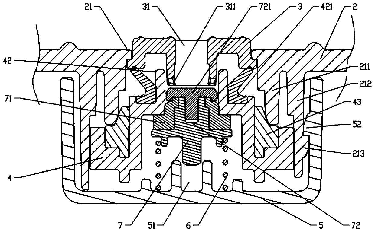 Vacuum air pumping and deflating container