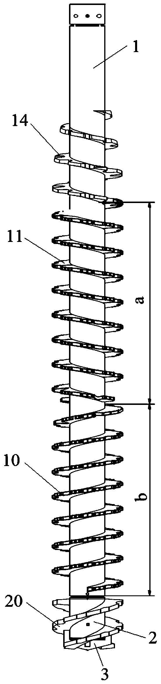 Drilling tool, pile forming device and pile forming construction method for displacement pile