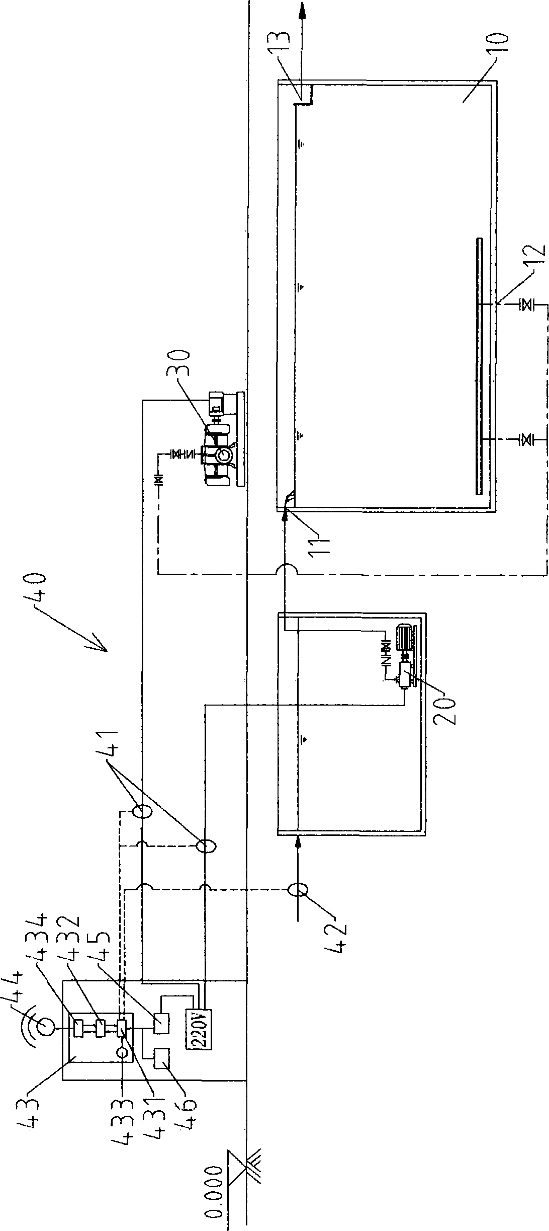 Operation monitoring and managing system for rural domestic sewage disposal facility