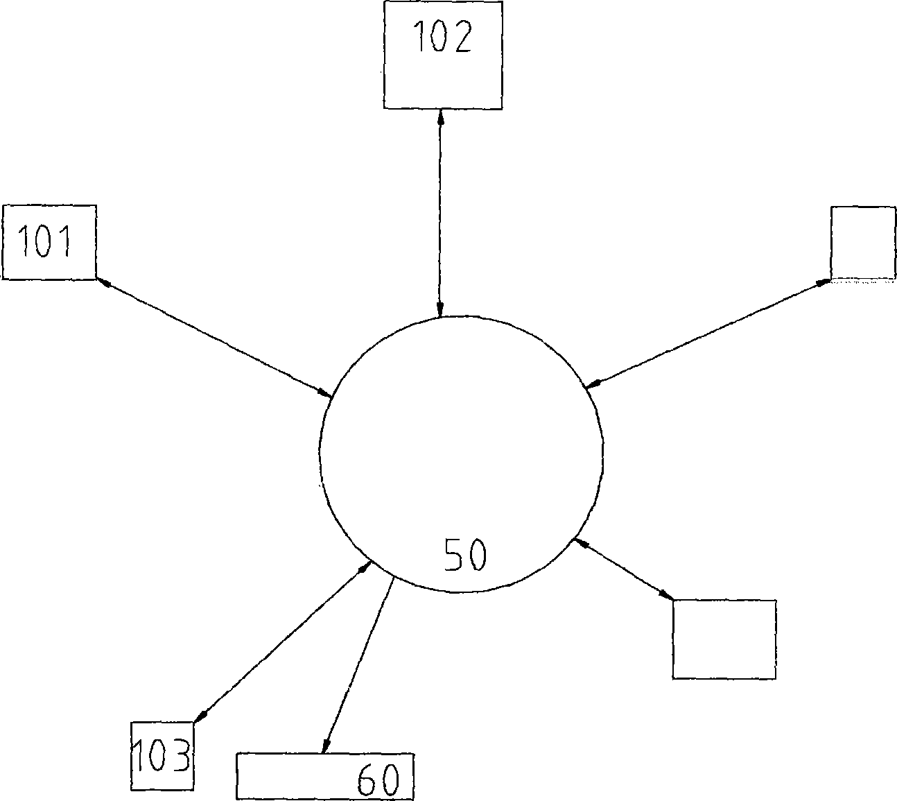 Operation monitoring and managing system for rural domestic sewage disposal facility